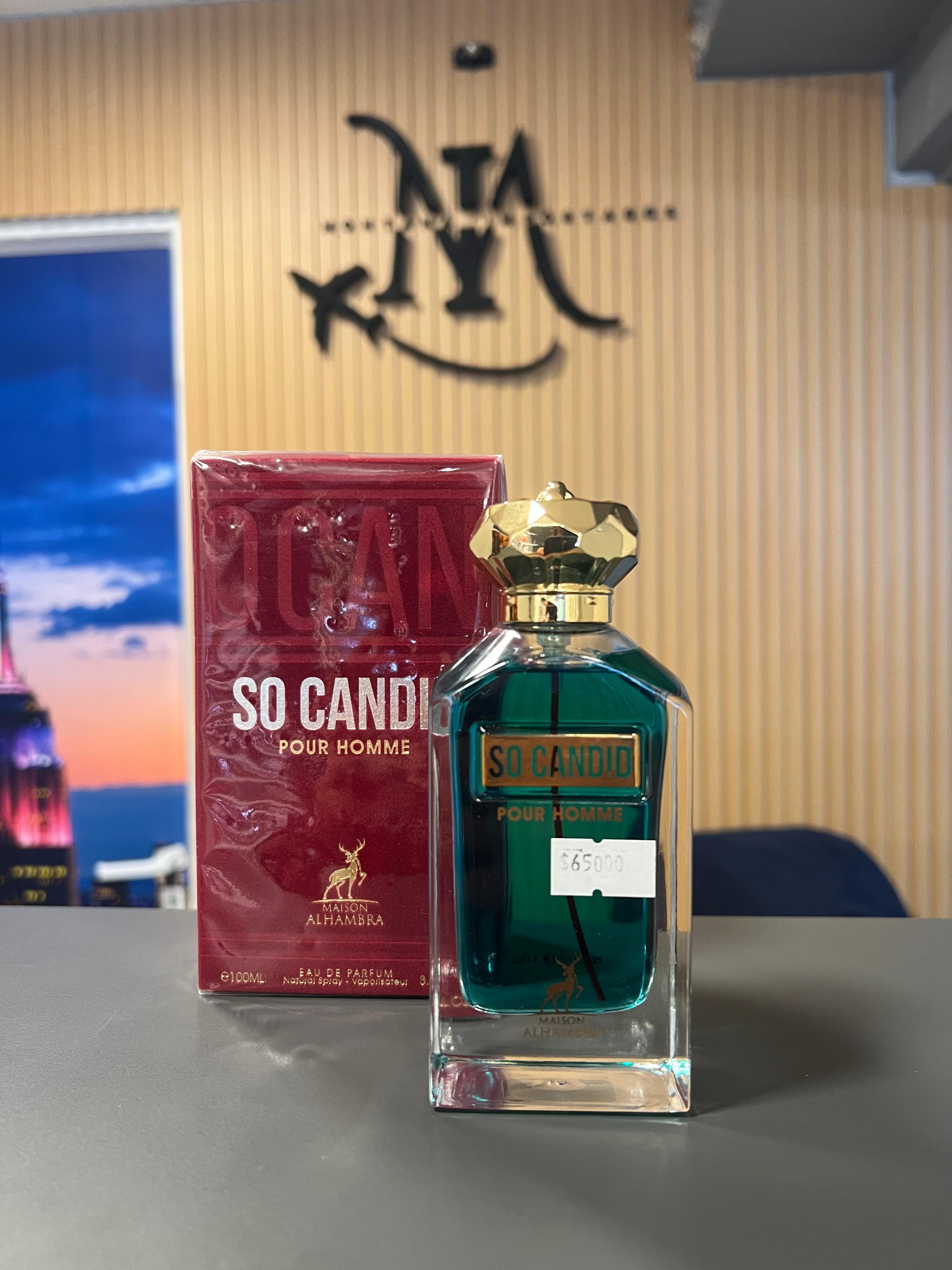 MAISON ALHAMBRA SO CANDID POUR HOMME MASC 100ML